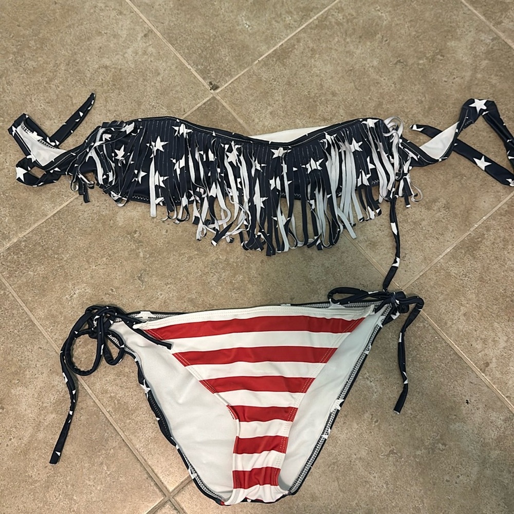 American flag bikini
